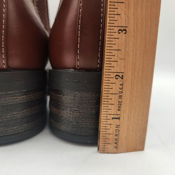 Eastland Womens 9.5M Jasmine Ankle Booties Brown Faux Leather Pull On Casual - Picture 4 of 16